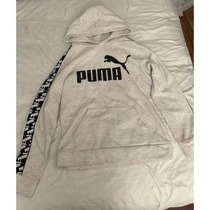 PUMA Sweater- White - Youth Large Large (14-16) - Pre-Owned